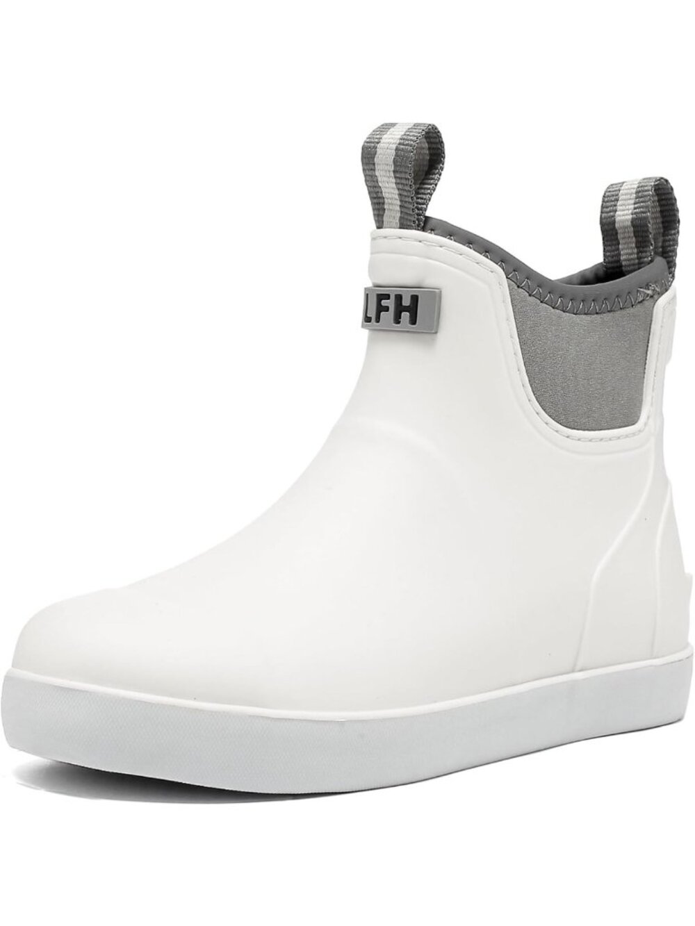 Waterproof Women's Ankle Deck Boots | Rubber Rain Booties with Anti-Slip Sole